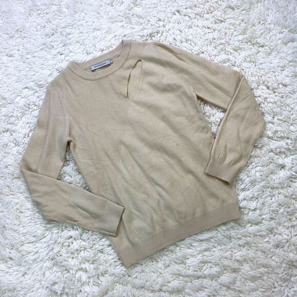 Stitches & Stripes Long Sleeve Cutout Sweater - Picture 2 of 6